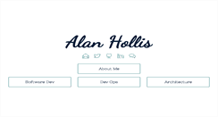 Desktop Screenshot of alanhollis.com