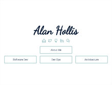 Tablet Screenshot of alanhollis.com